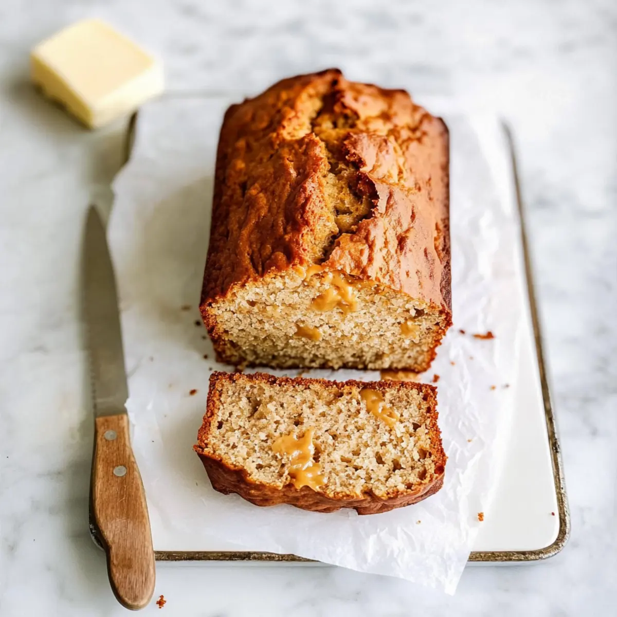 Irresistible Butterscotch Banana Bread for Sweet Bliss