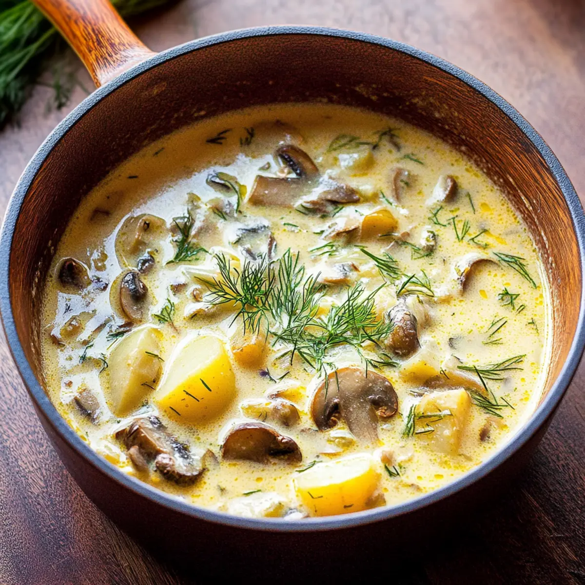 Delightful Light Mushroom Soup Recipe Ready in 30 Minutes