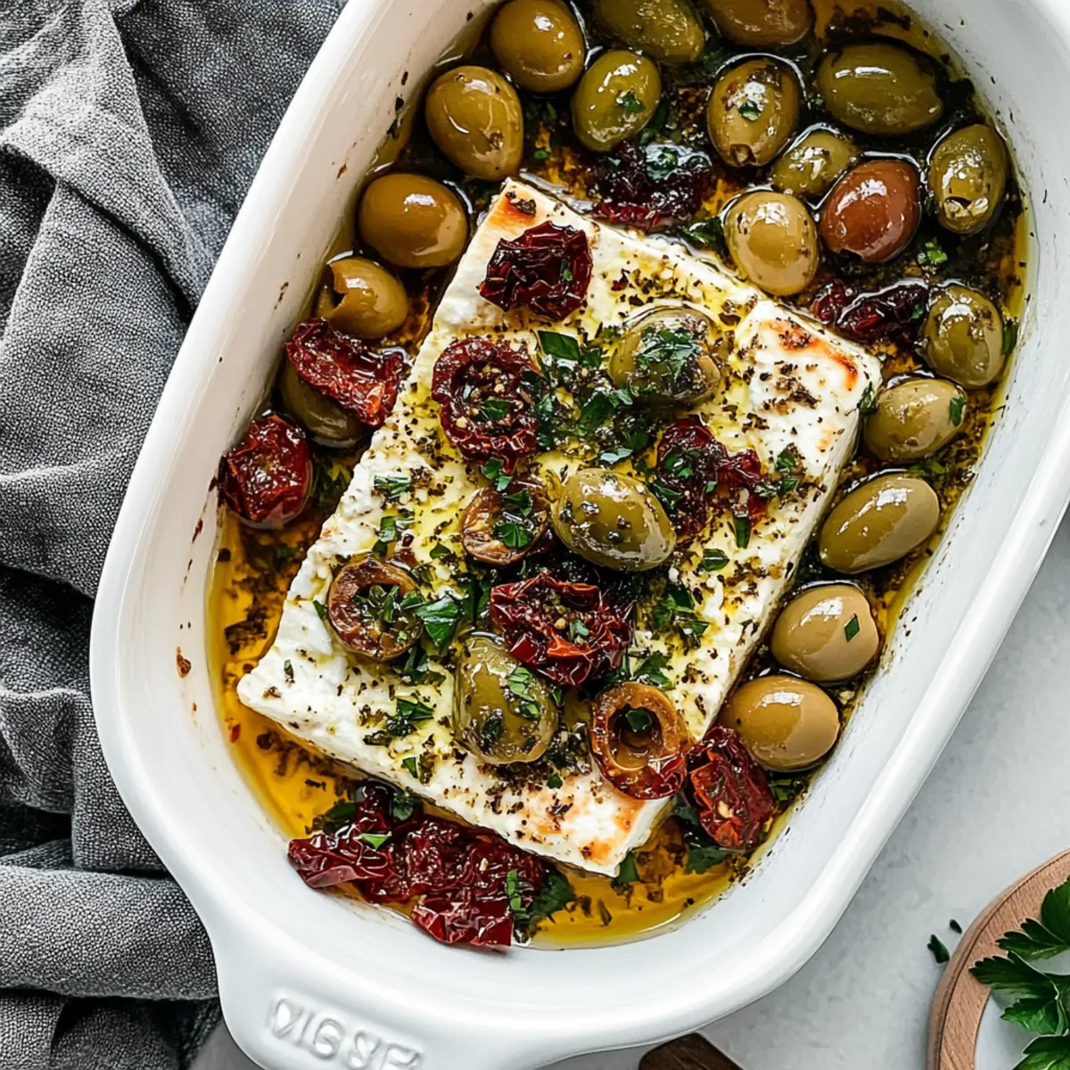 Mediterranean Baked Feta: A Creamy Twist on Classic Flavor