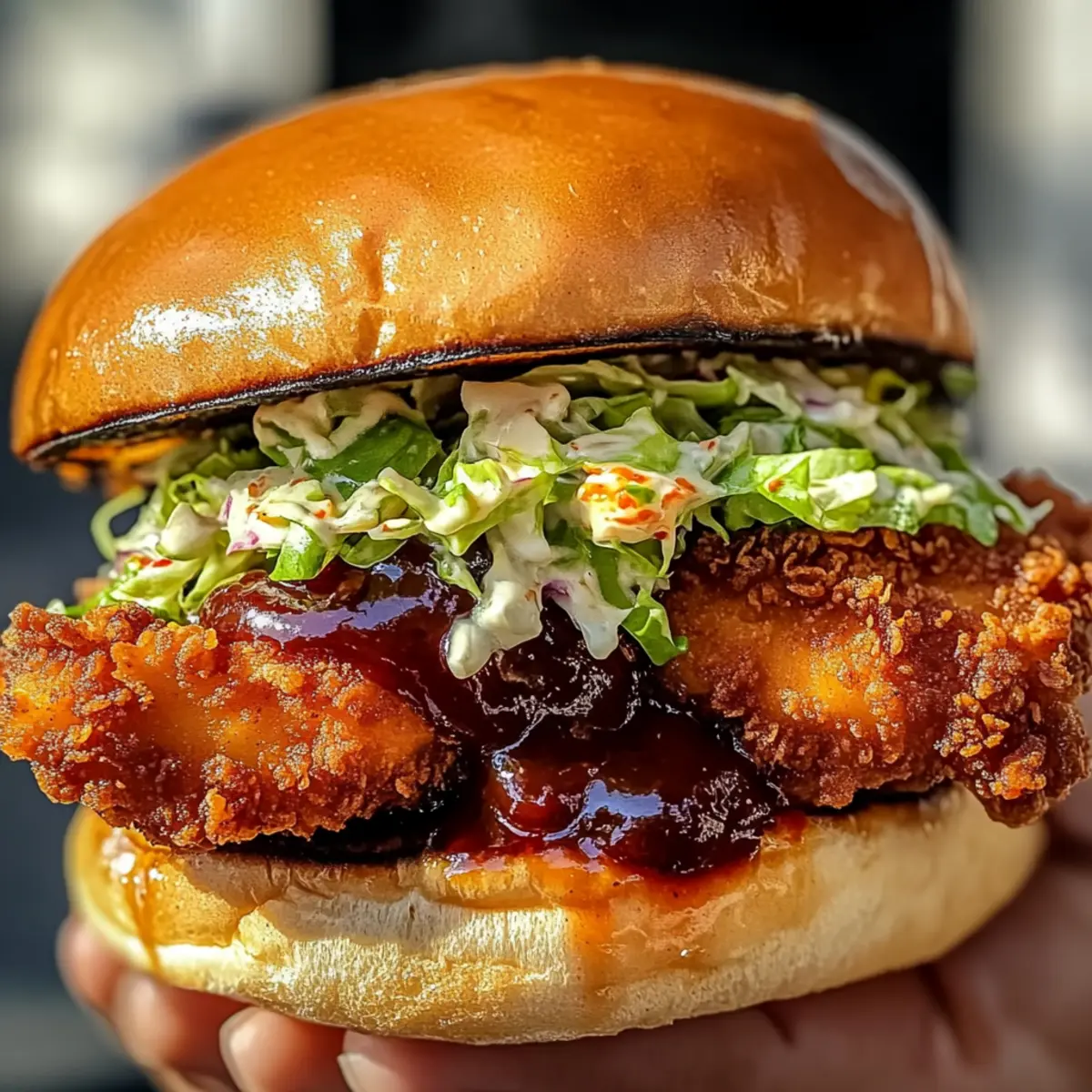 Crispy Korean BBQ Chicken Sandwich You'll Crave Again and Again