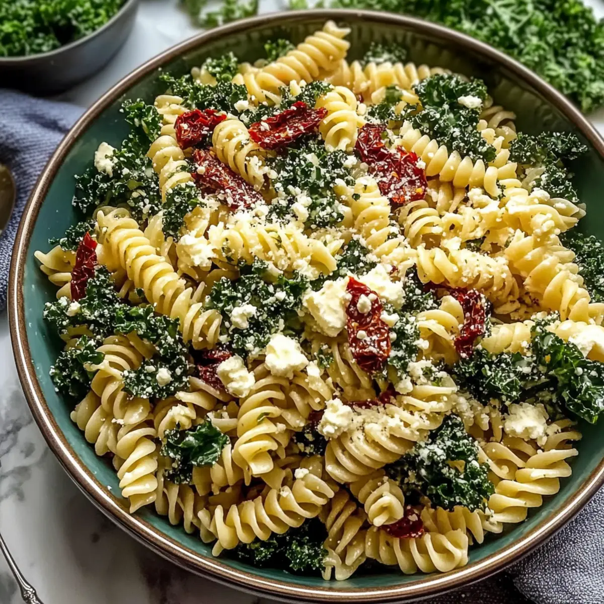 Mediterranean Pasta Salad with Kale: A Flavorful Health Boost