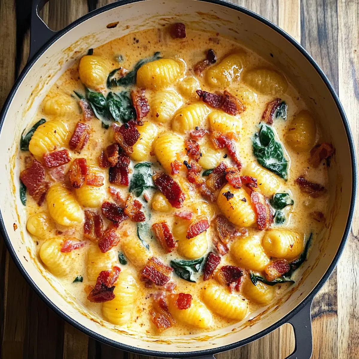 One-Pot Tuscan Bacon Gnocchi: Creamy Comfort in 20 Minutes