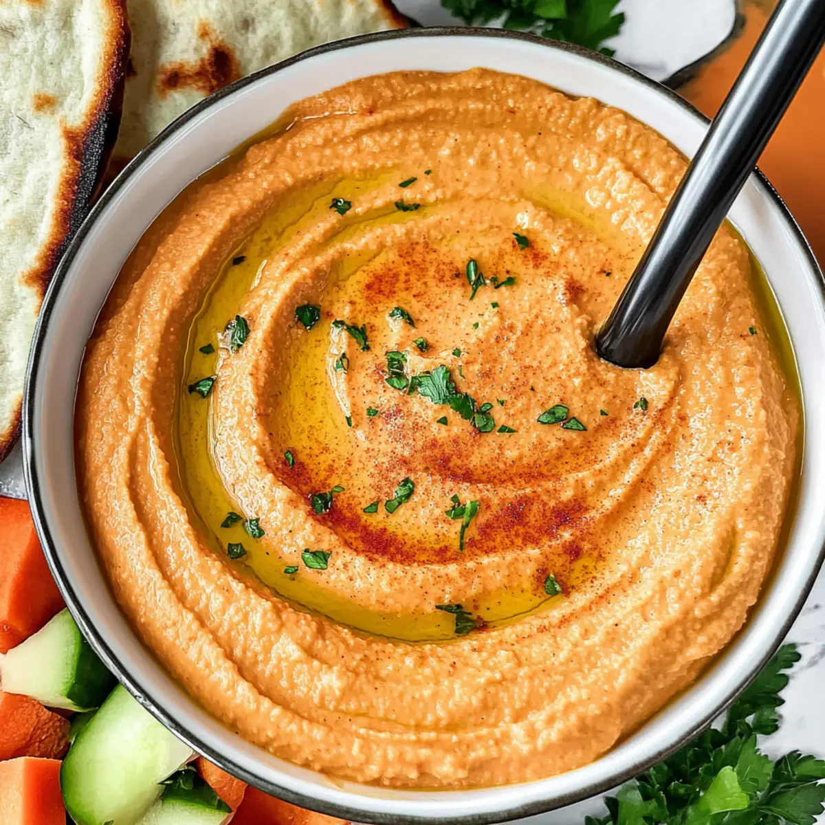 Spicy Harissa Pepper Hummus: Your New Favorite Dip Delight