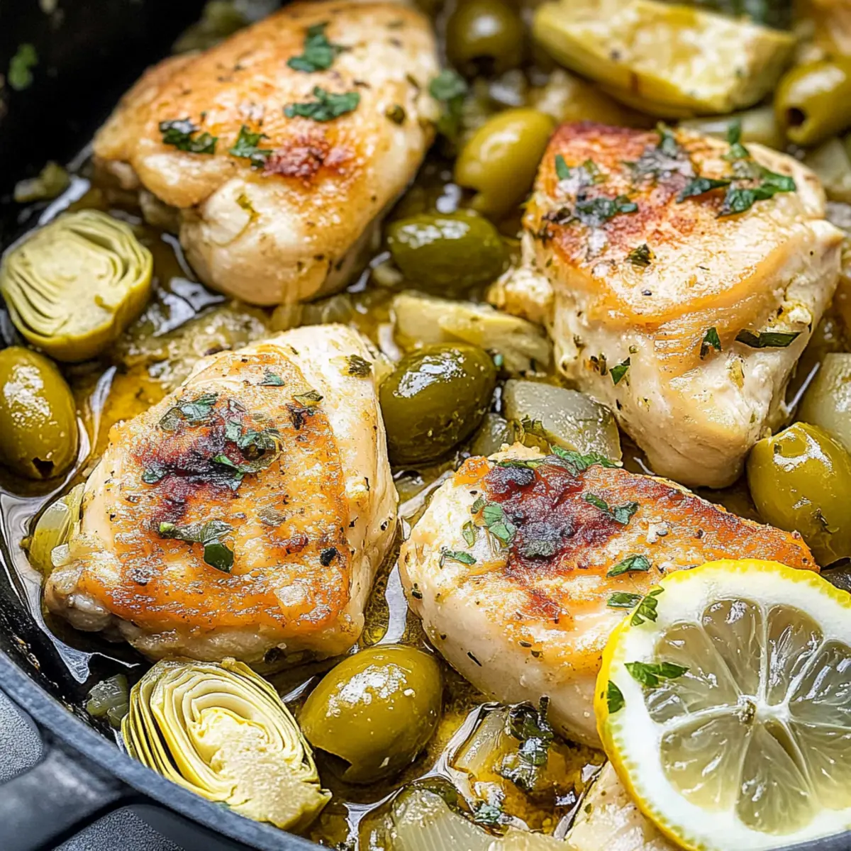 Zesty Chicken Artichoke Skillet for Quick Weeknight Joy