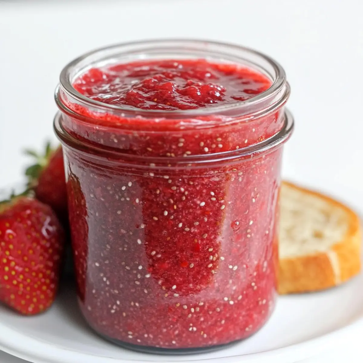 Quick & Easy Strawberry Chia Jam: No Sugar, Pure Bliss