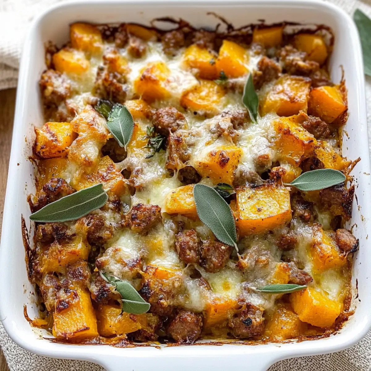 Cozy Butternut Squash Casserole for Autumn Comfort