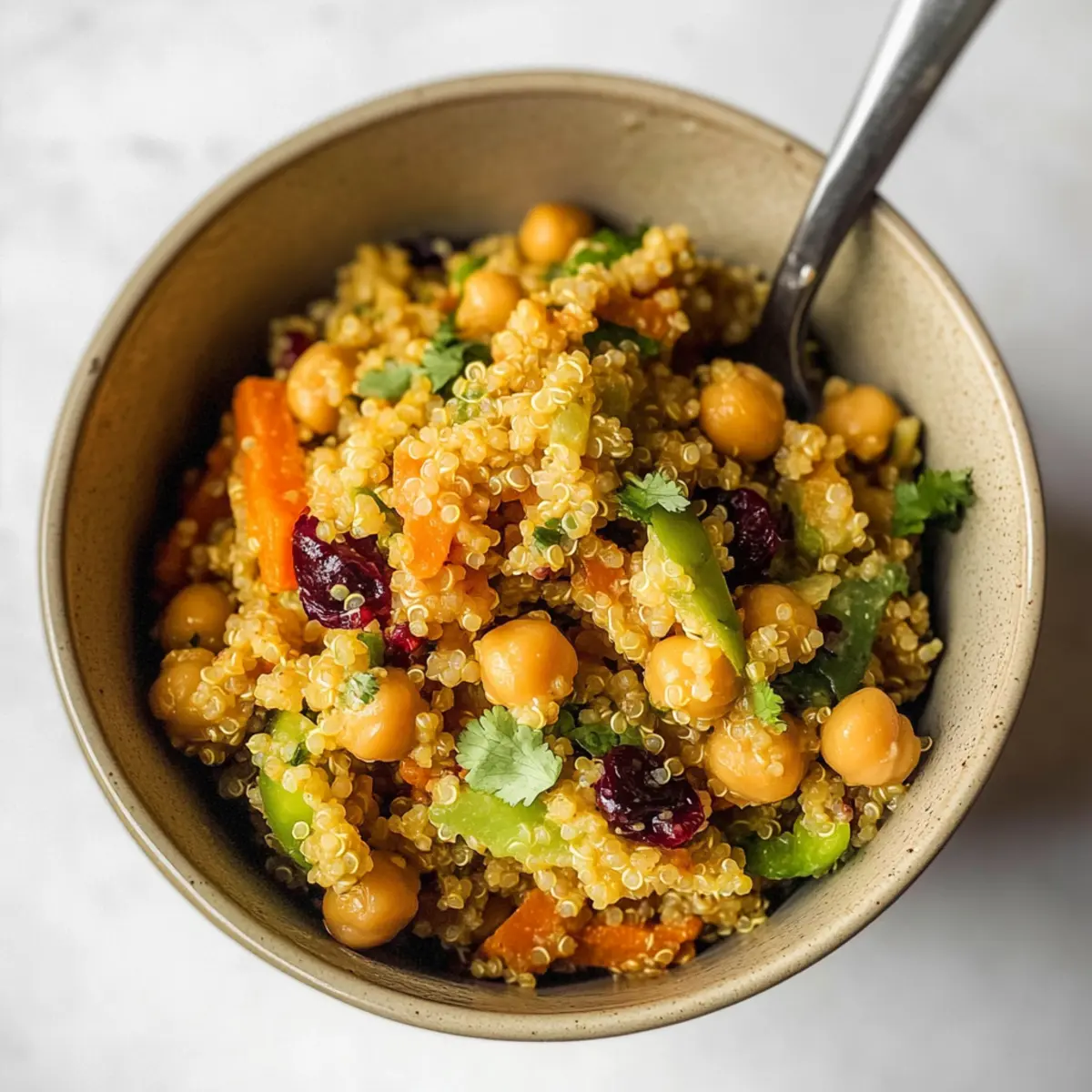 Curried Chickpea Quinoa Salad: A Fresh, Flavorful Boost