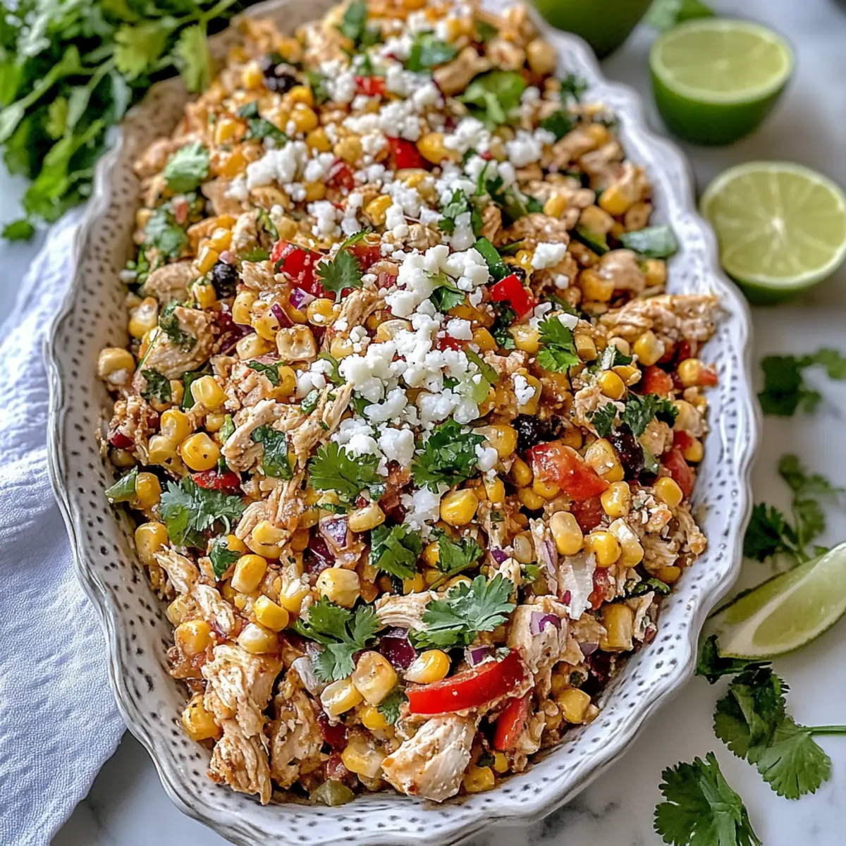 Street Corn-Inspired Chicken Salad That Excites Your Taste Buds