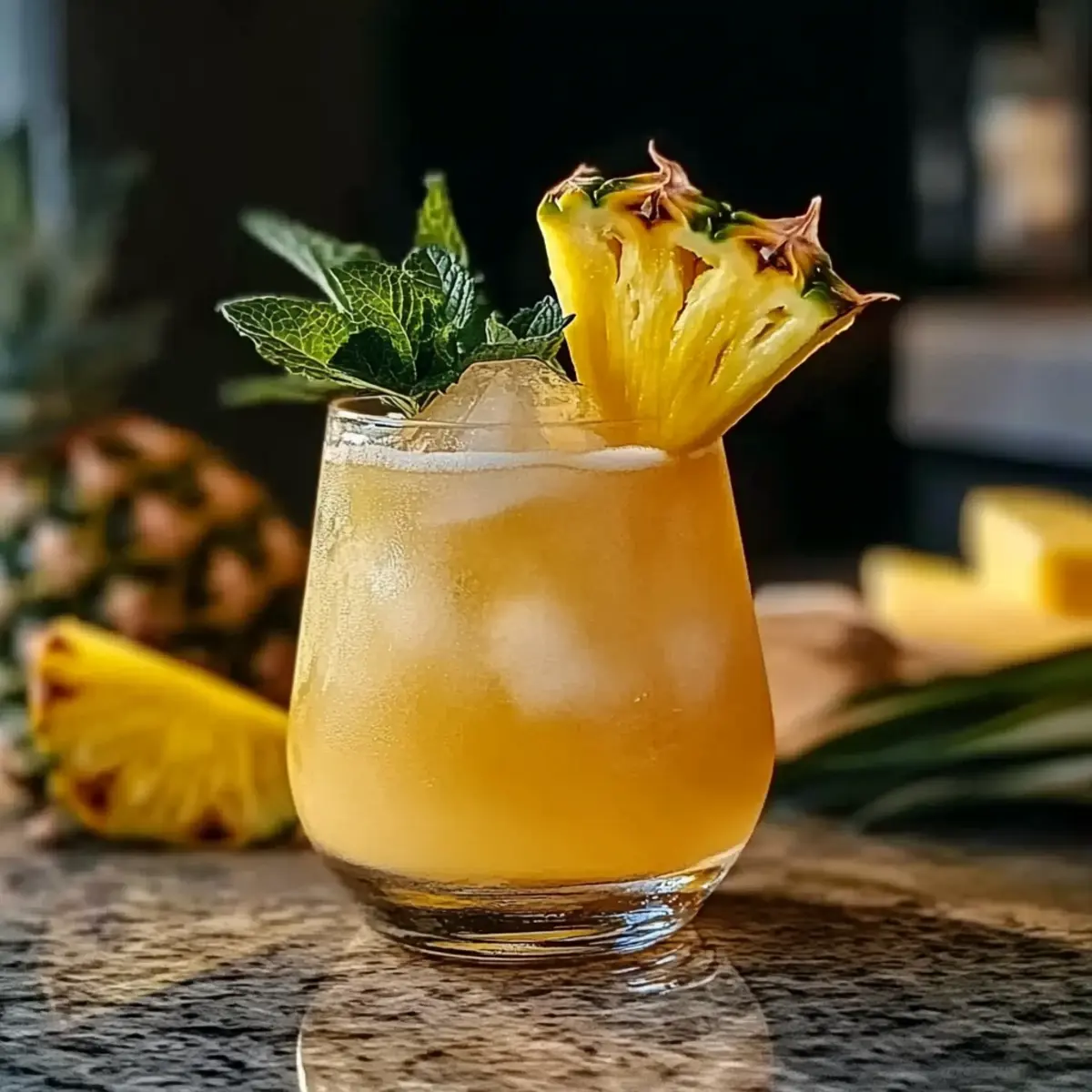 Perfectly Refreshing Pineapple Ginger Beer Mocktail Recipe