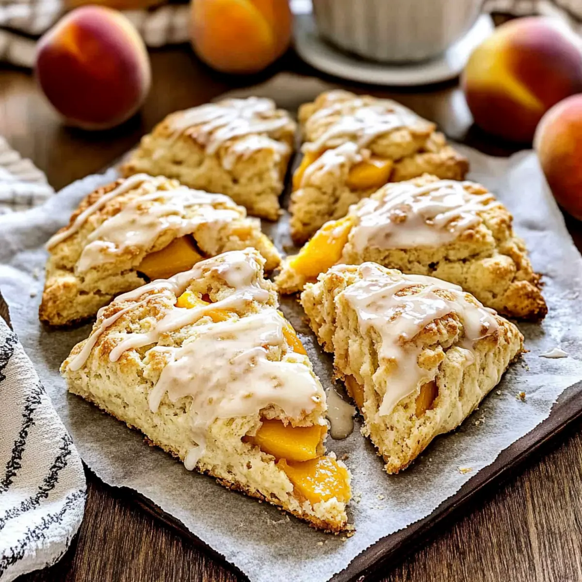 Peach Scones That Taste Like a Bakery Treat at Home