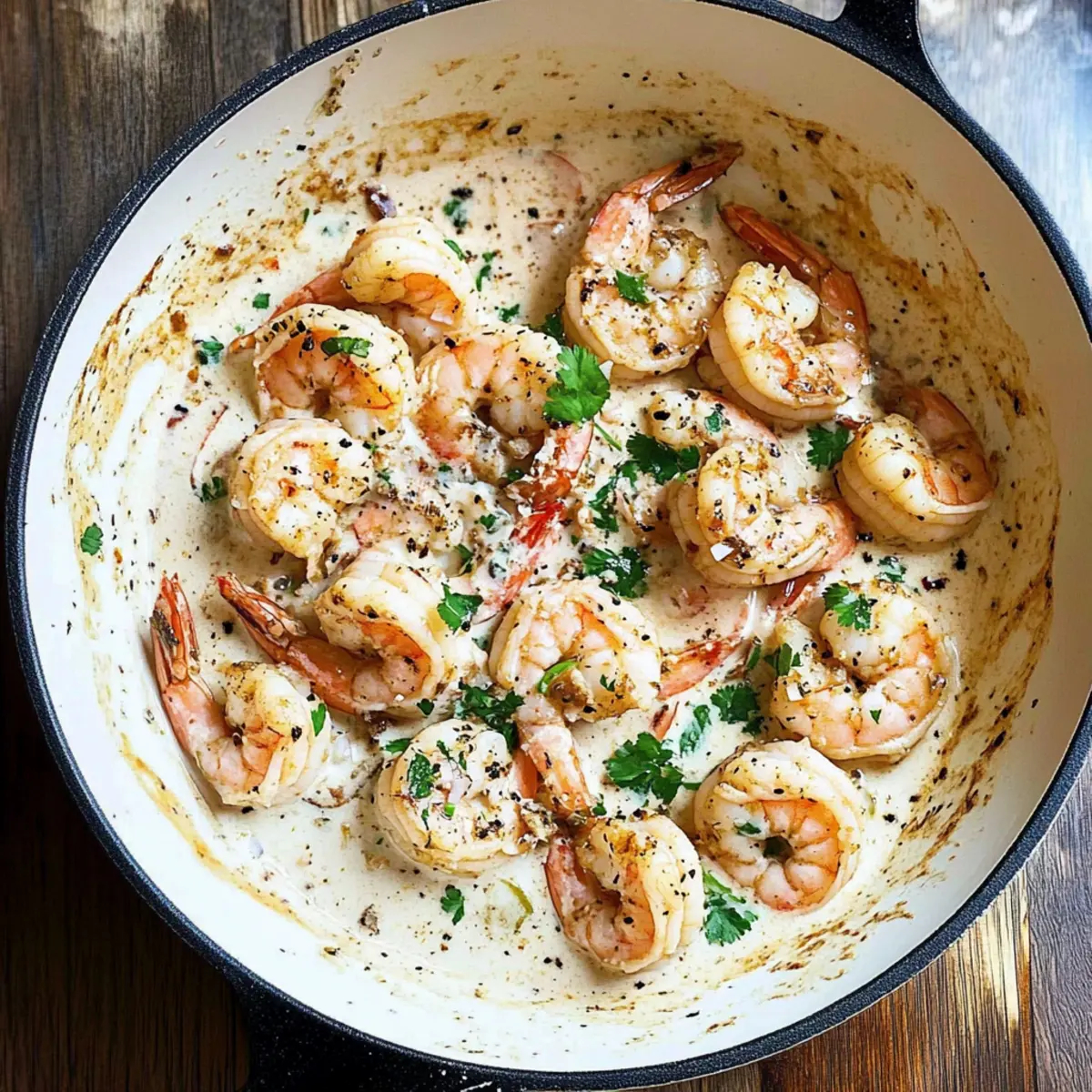 Creamy Garlic Shrimp in Coconut Milk for Quick Flavor Fix