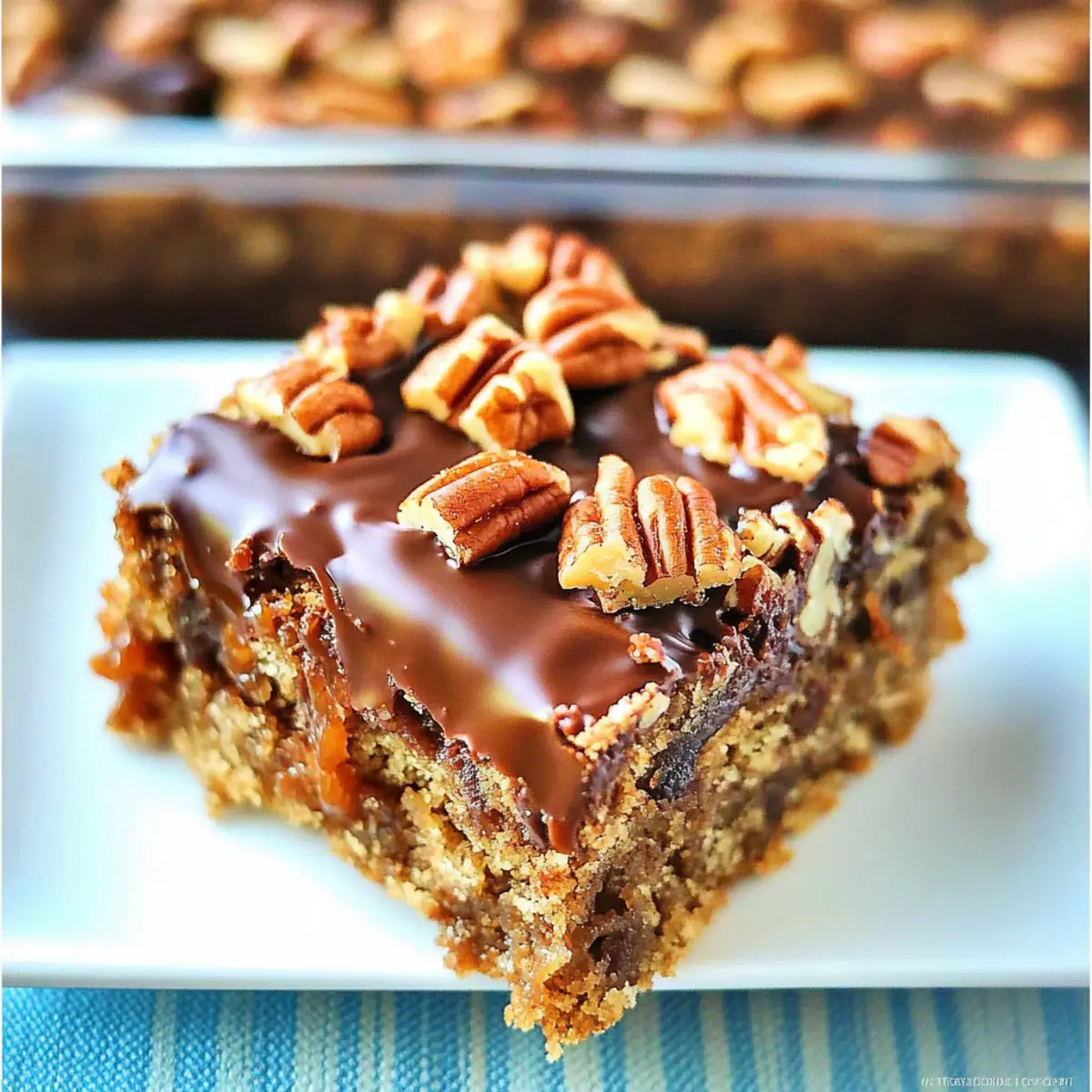 Irresistibly Chewy Turtle Cookie Bars for Sweet Cravings