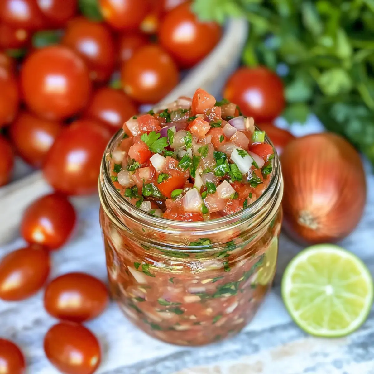 Fresh Cherry Tomato Salsa: A Burst of Summer Flavor