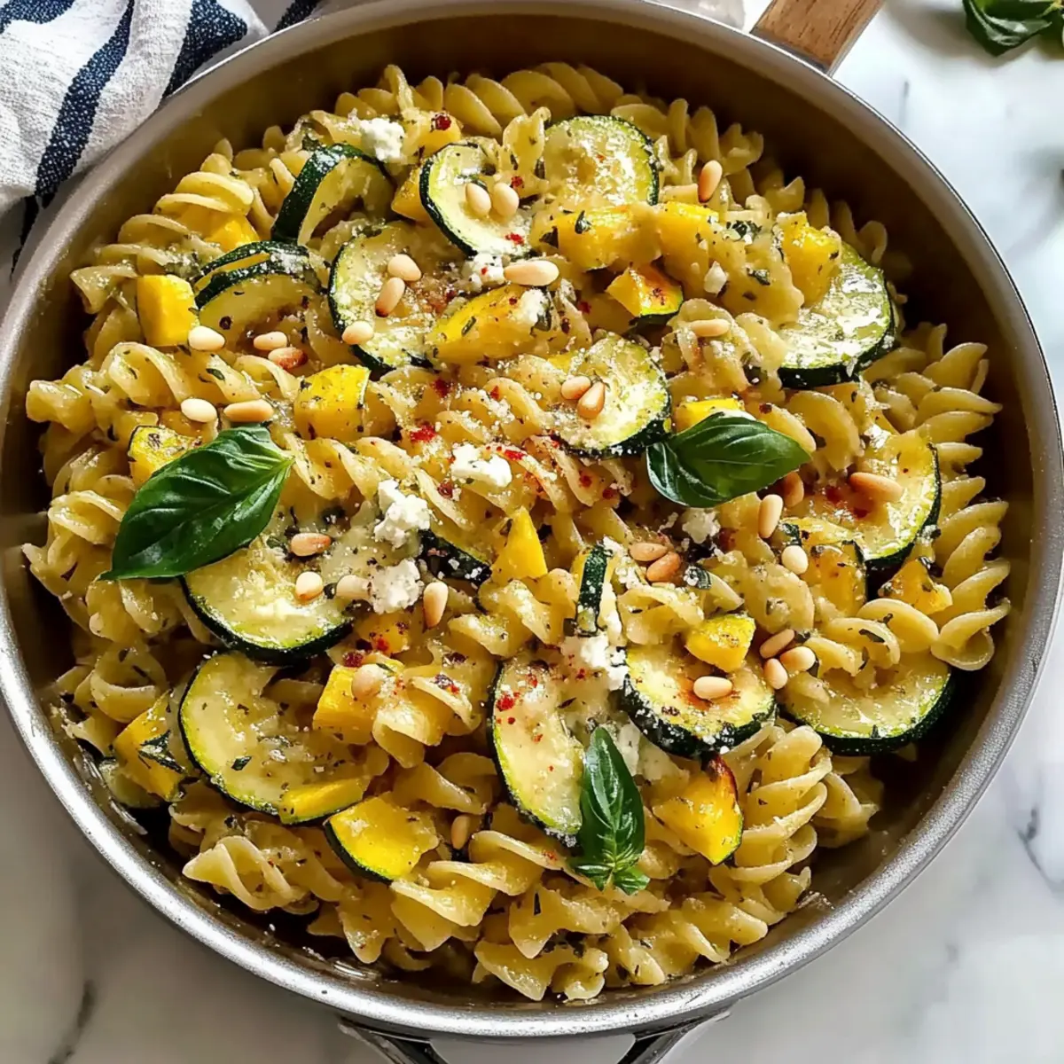Delicious Light Summer Squash Pasta for a Fresh Dinner Tonight