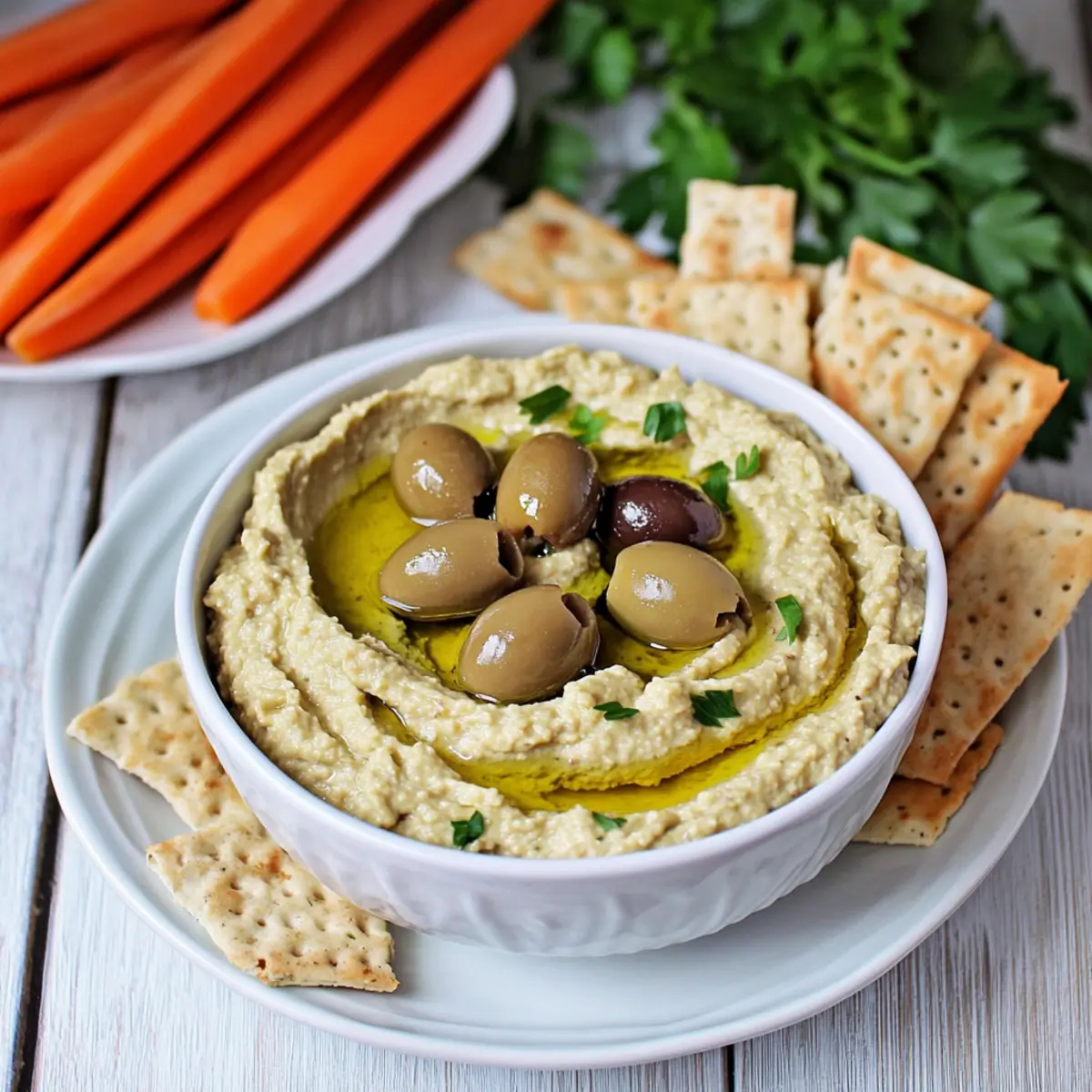 Deliciously Creamy Olive Hummus That Will Wow Your Tastebuds