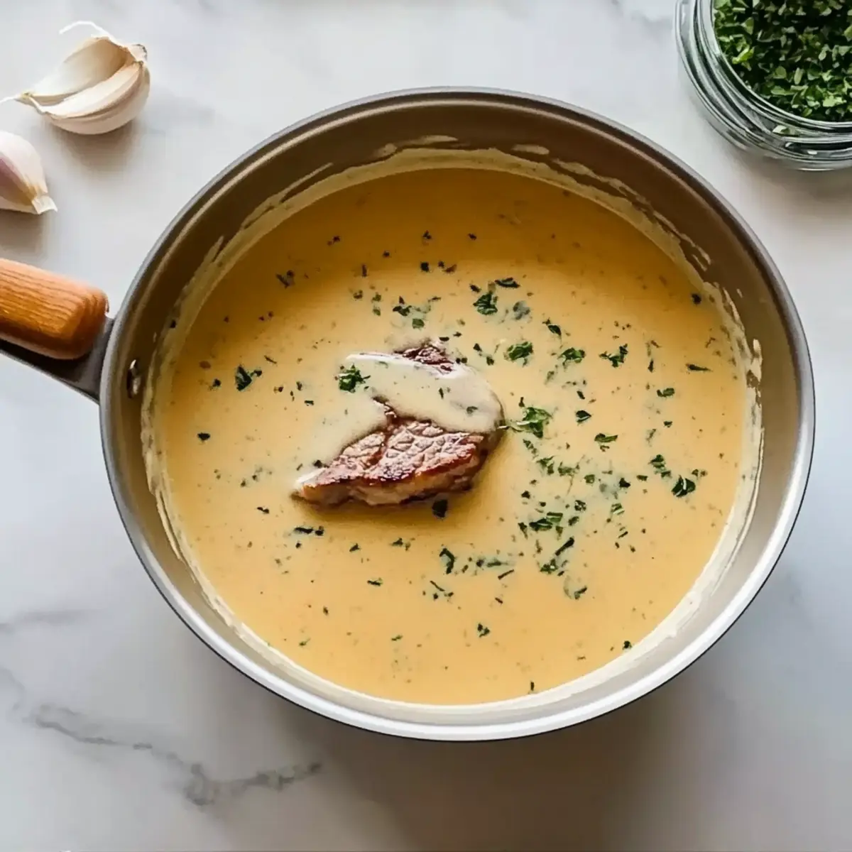 Garlic Cream Sauce for Steak: A Velvety Comfort Classic