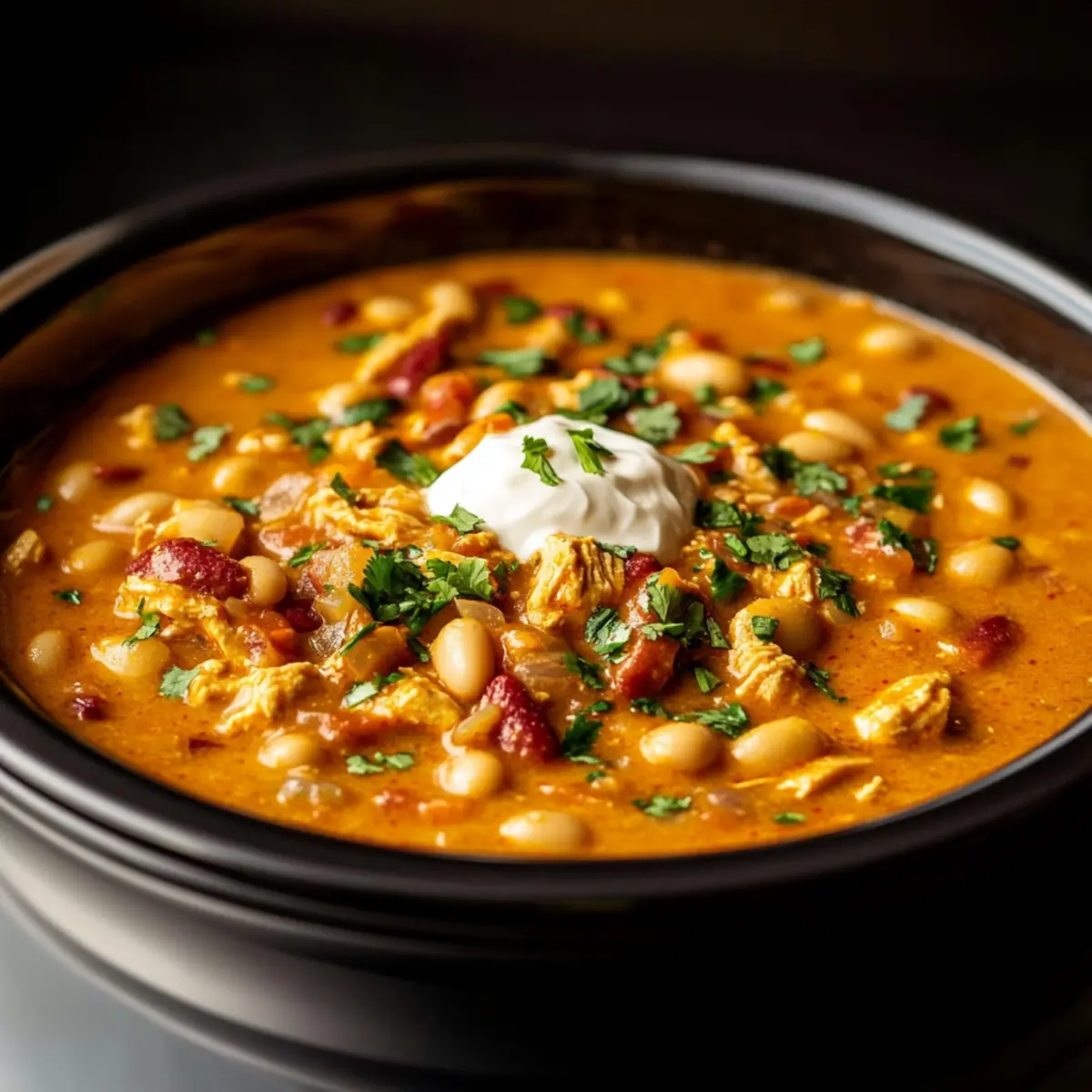 Slow Cooker Buffalo Chicken Chili for Comforting Family Dinners