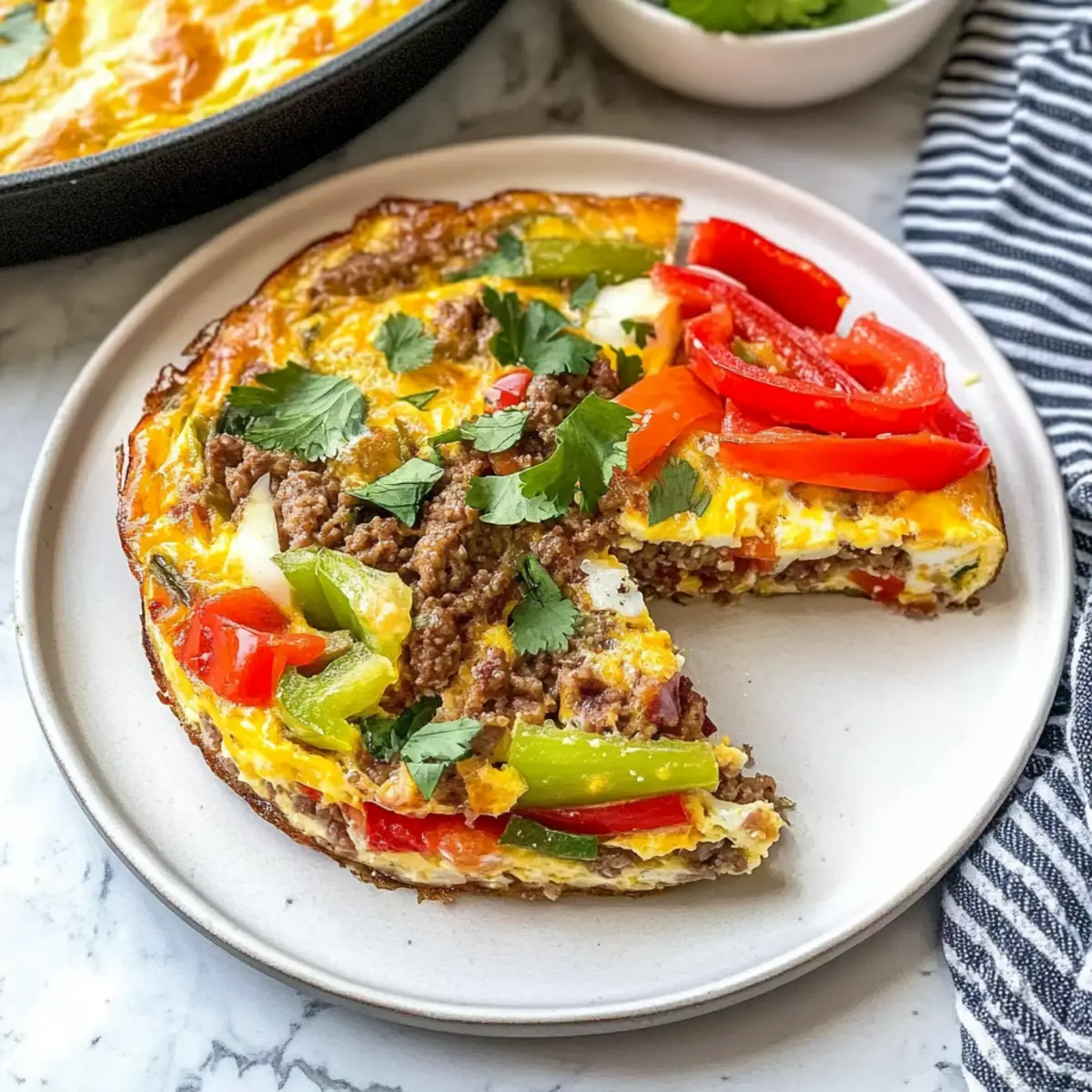 Delicious Southwest Breakfast Frittata for a Quick Meal Prep