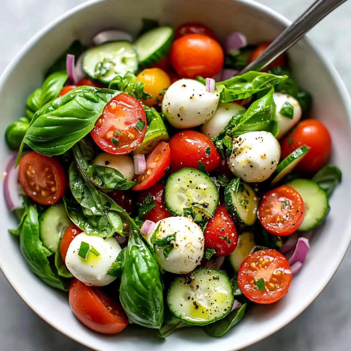 Basil Salad Recipe with Fresh Lime Dressing for a Zesty Kick
