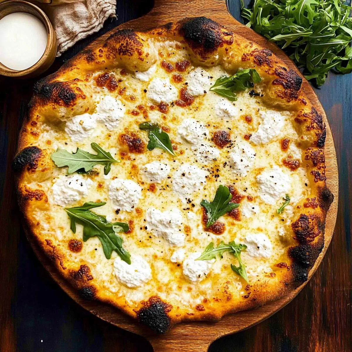 Irresistible Pizza Bianca: Creamy, Cheesy Delight at Home