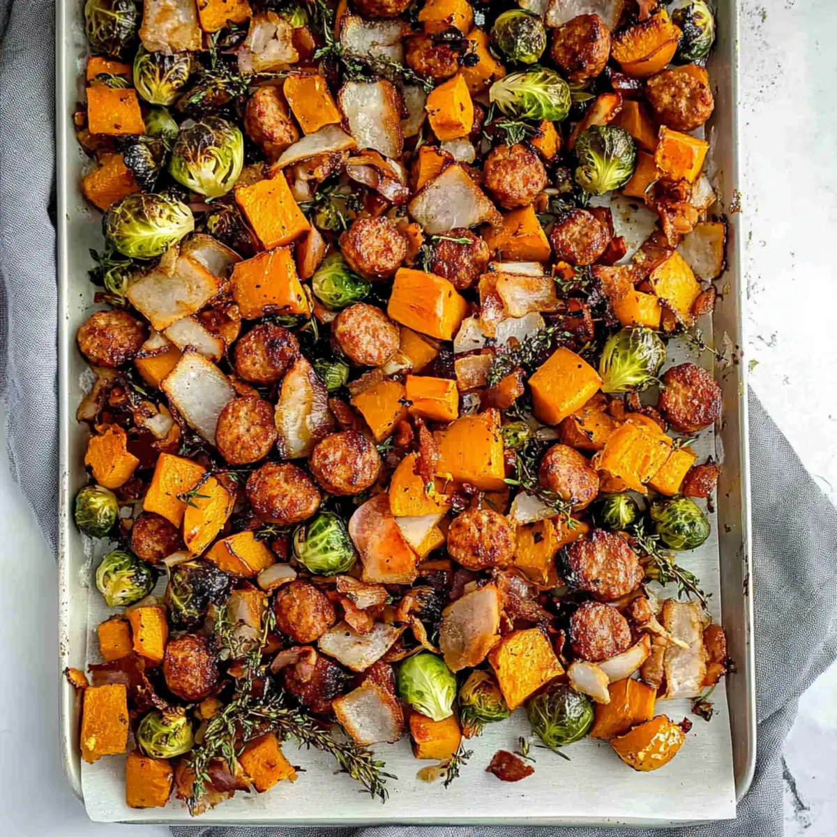 Sheet Pan Chicken Sausage and Harvest Veggies for Cozy Nights