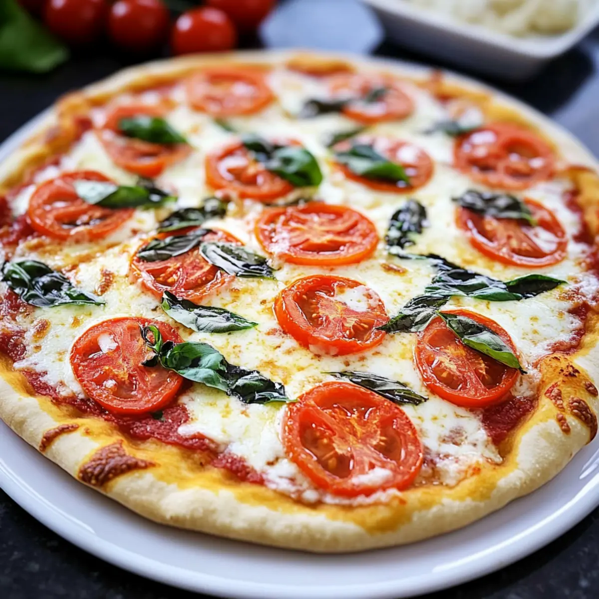 Savor Homemade Margherita Pizza with Fresh Flavors