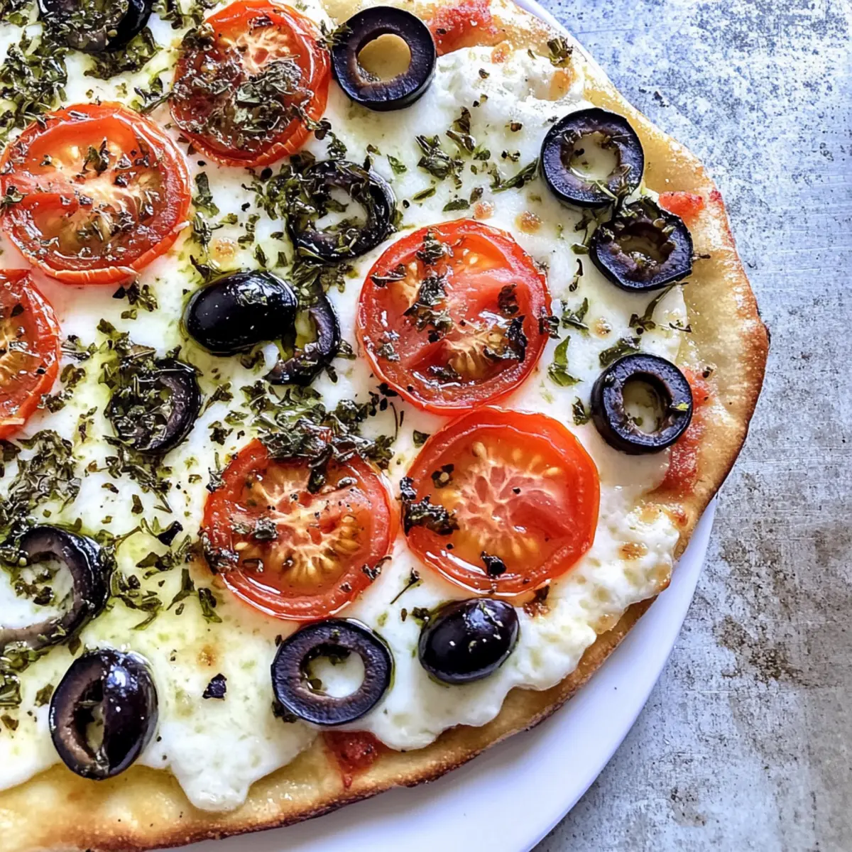 Savory Tomato Olive Flatbread for Quick Homemade Bliss