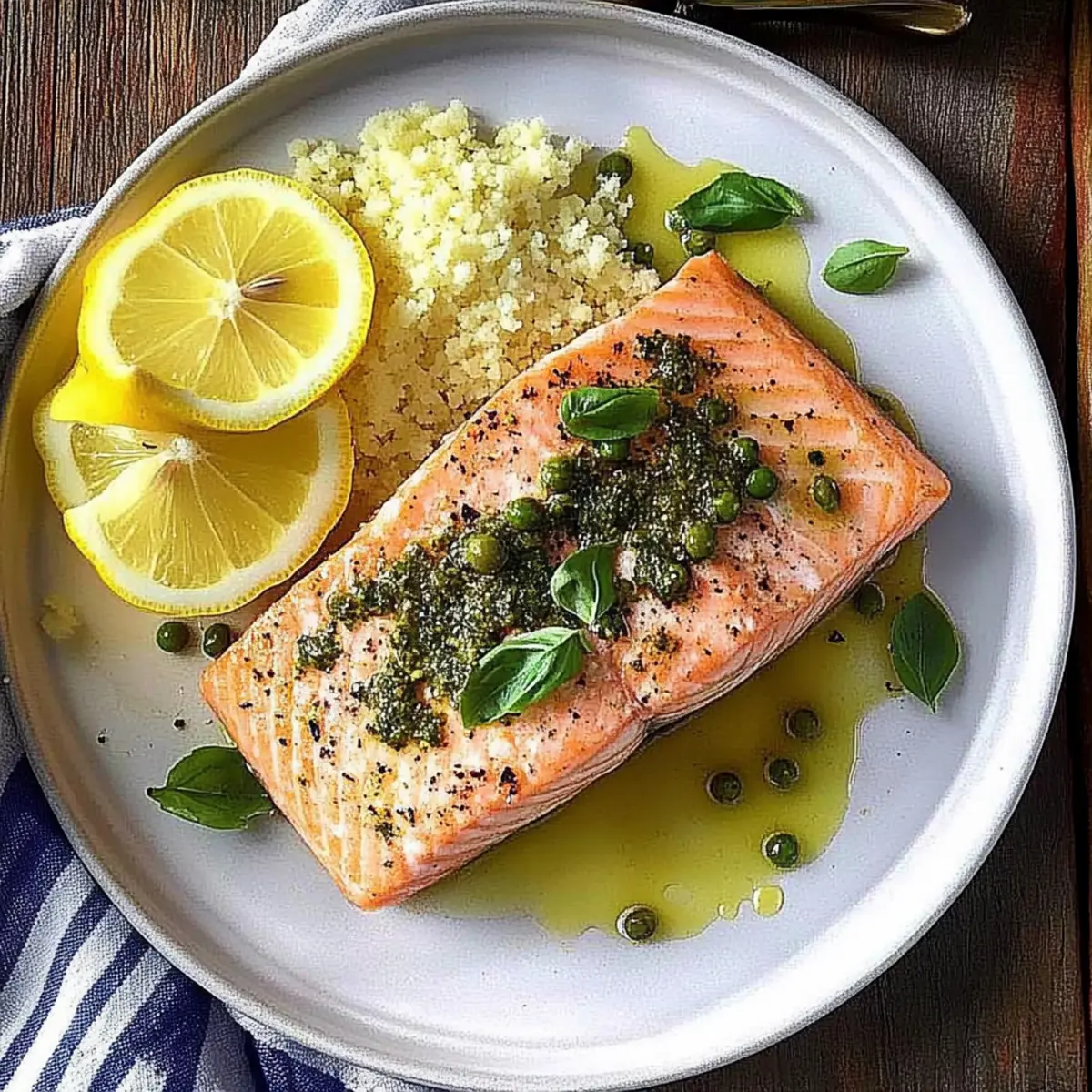 Delicious Lemon Basil Salmon: Effortless Flavor in 20 Minutes