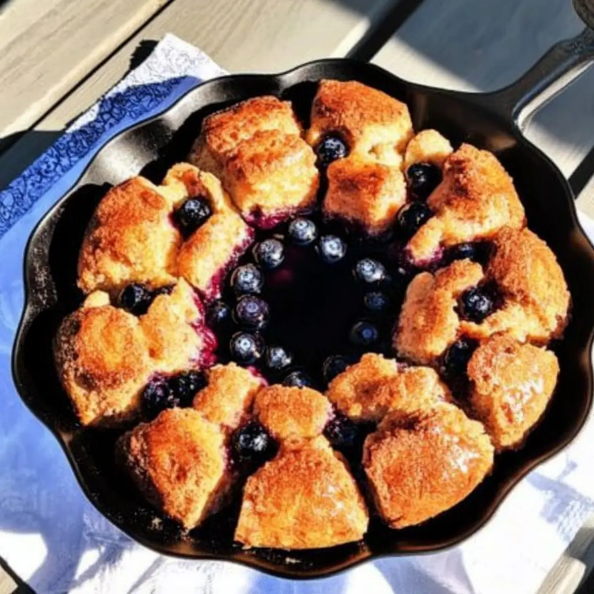 Irresistible Blueberry Vanilla Monkey Bread for Breakfast Bliss