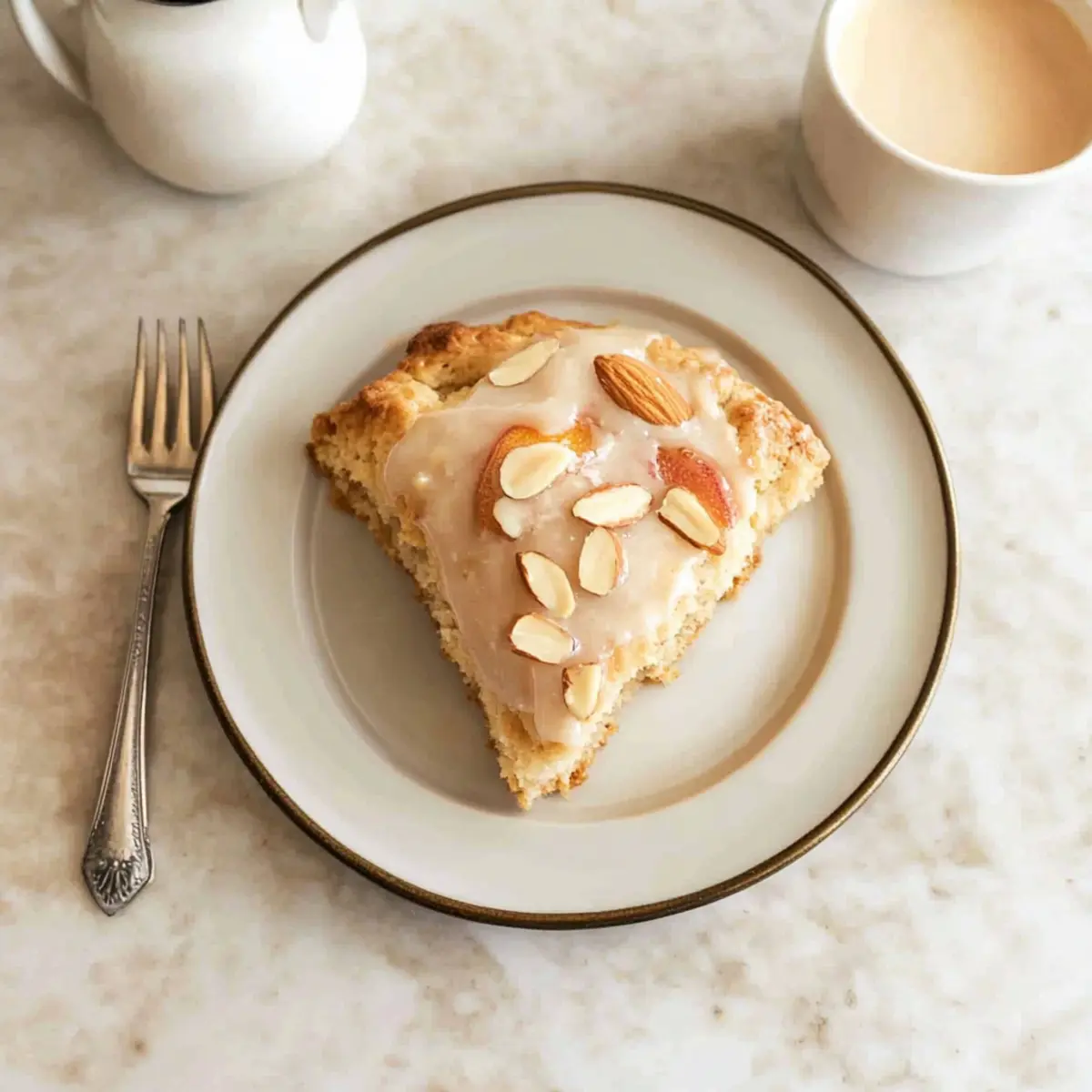 Irresistibly Flaky Almond Peach Scones for Every Breakfast Table