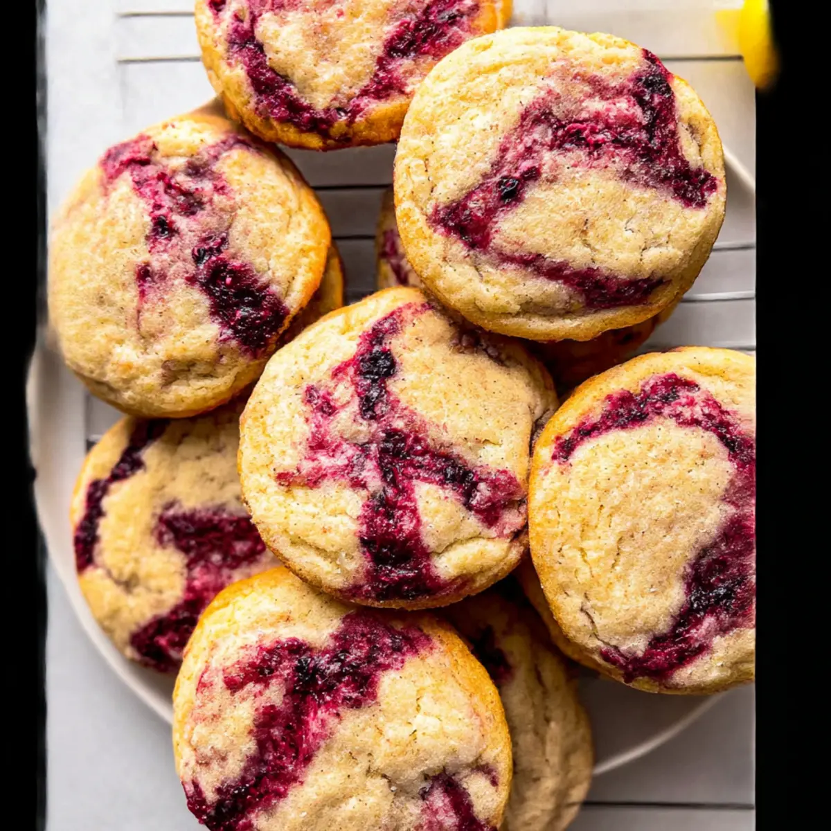Delightful Lemon Blackberry Cookies for Chewy Bliss