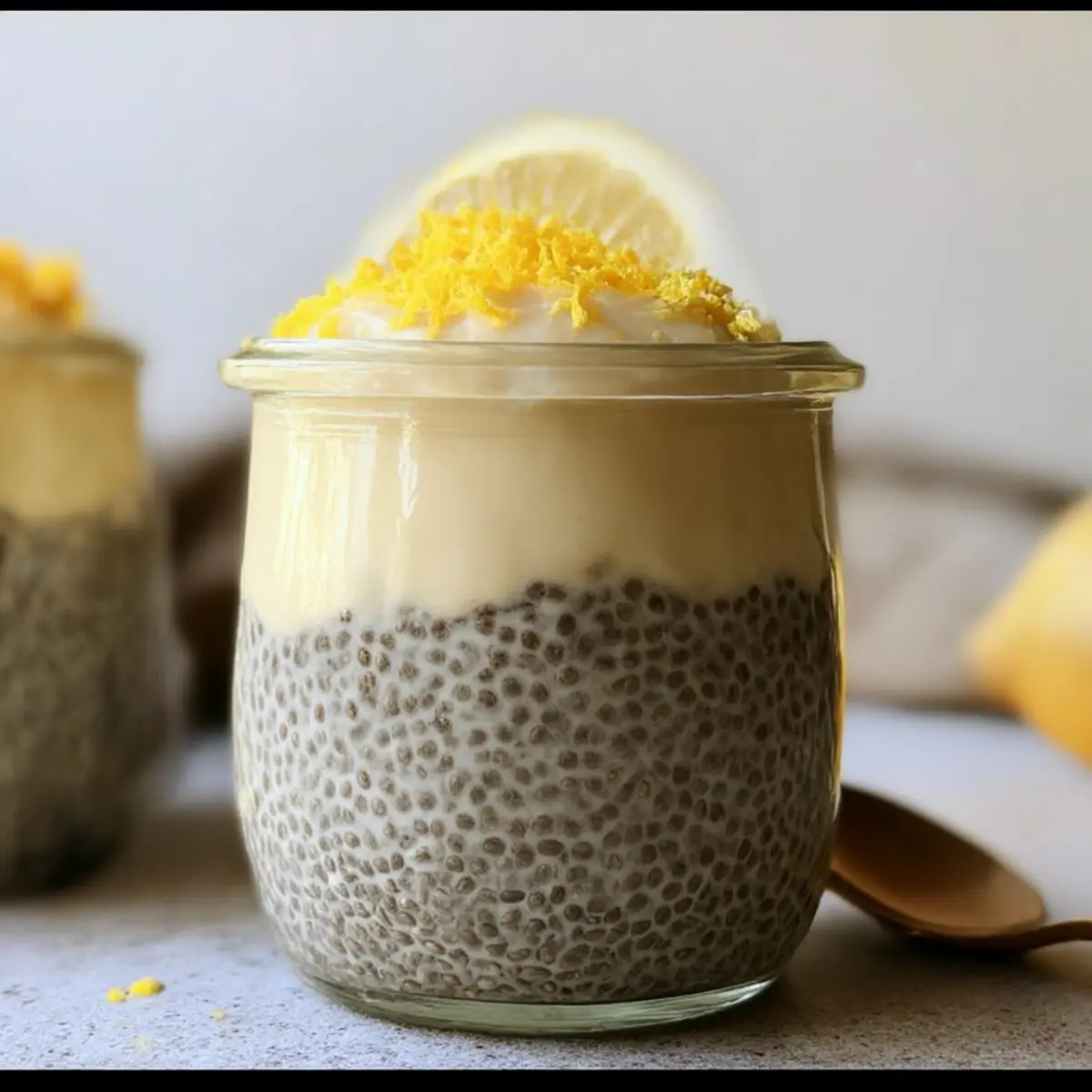 Creamy Lemon Vanilla Chia Pudding: Your Guilt-Free Delight