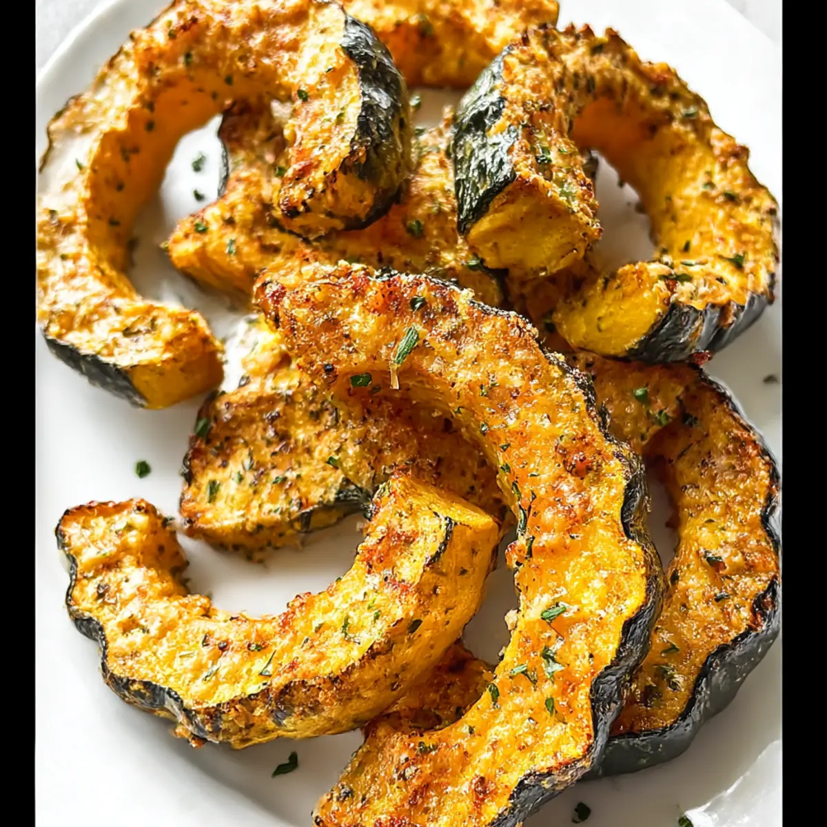 Savory Parmesan Herb Roasted Acorn Squash for Cozy Nights