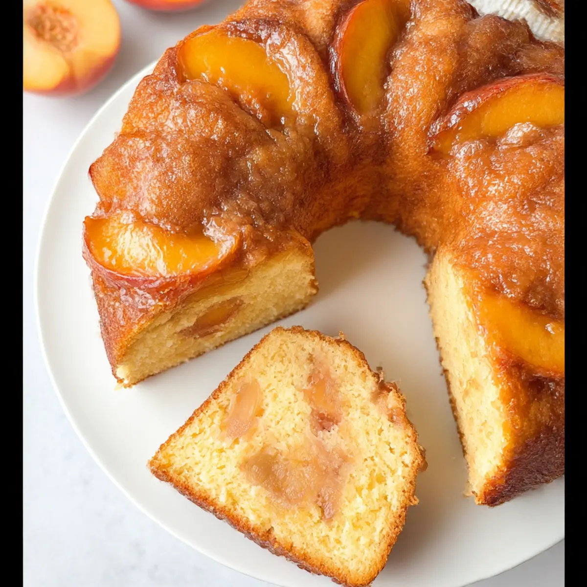 Peach Cobbler Pound Cake: A Sweet Slice of Summer Bliss