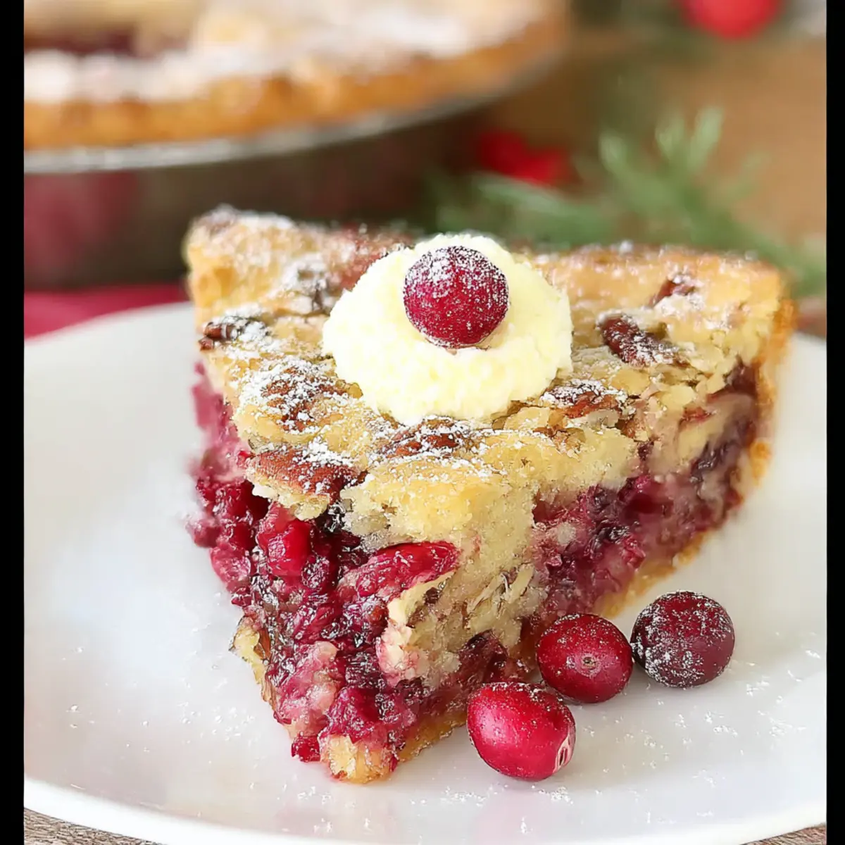 Nantucket Holiday Cranberry Pie: A Cozy Festive Delight