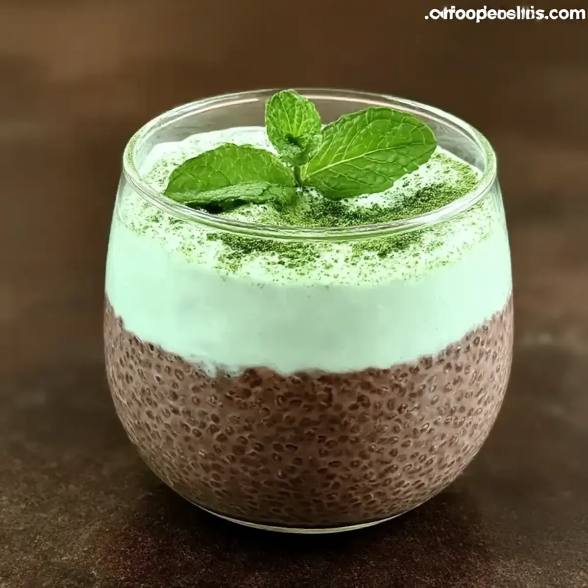 Mint Chocolate Chia Pudding for Guilt-Free Indulgence