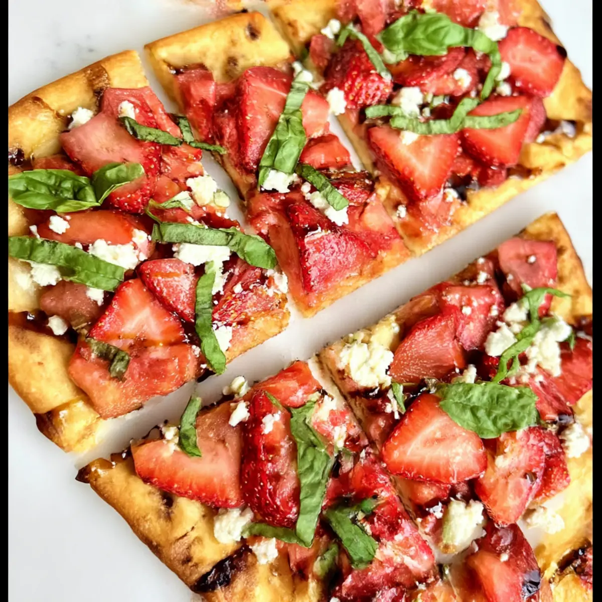 Balsamic Strawberry Flatbread: A Fresh Summer Delight