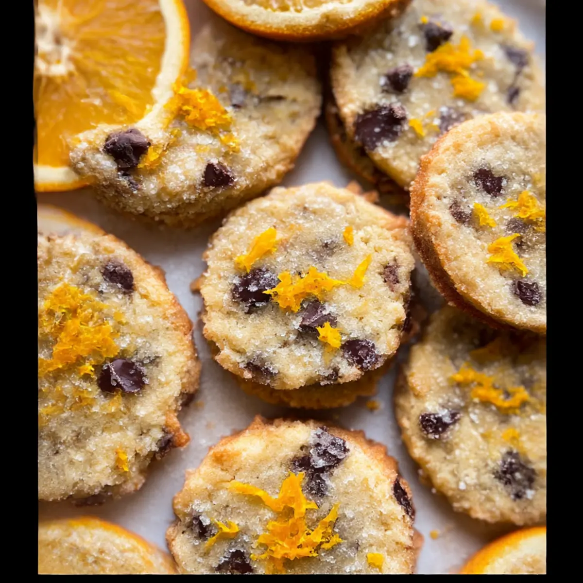 Decadent Dark Chocolate Orange Shortbread Cookies to Savor