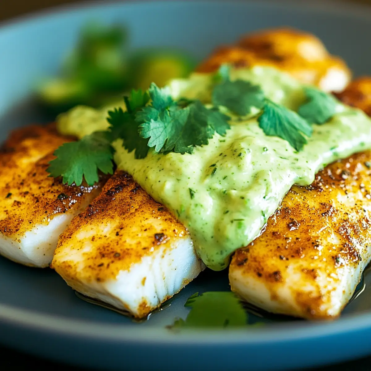 Chili Lime Baked Tilapia with Avocado Crema for Easy Flavor Explosion