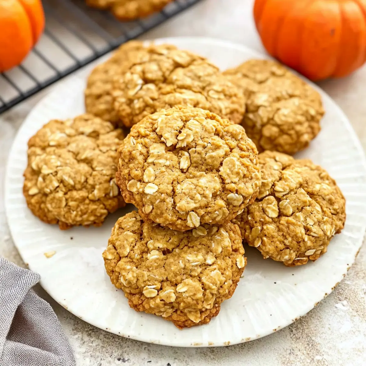 Irresistibly Soft Pumpkin Oatmeal Cookies for Fall Bliss