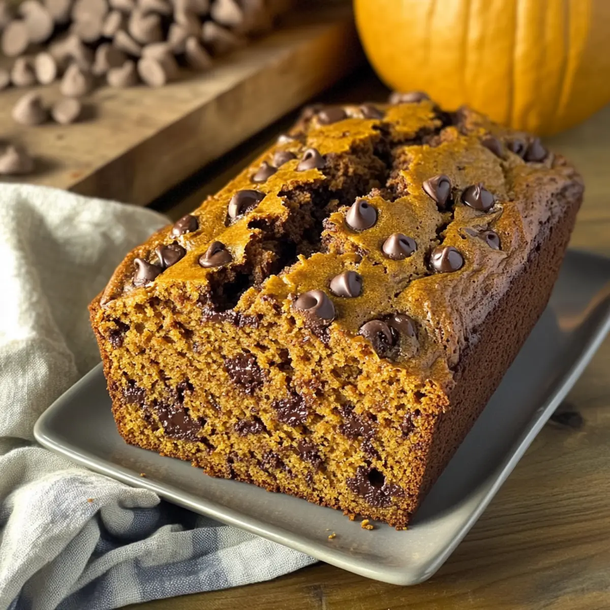 Moist Chocolate Chip Pumpkin Bread You’ll Want to Share