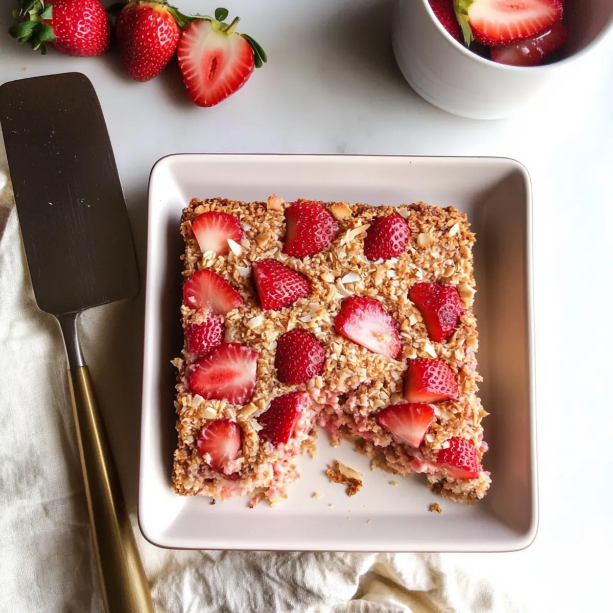 Strawberry Coconut Breakfast Bake: Your Cozy Morning Treat